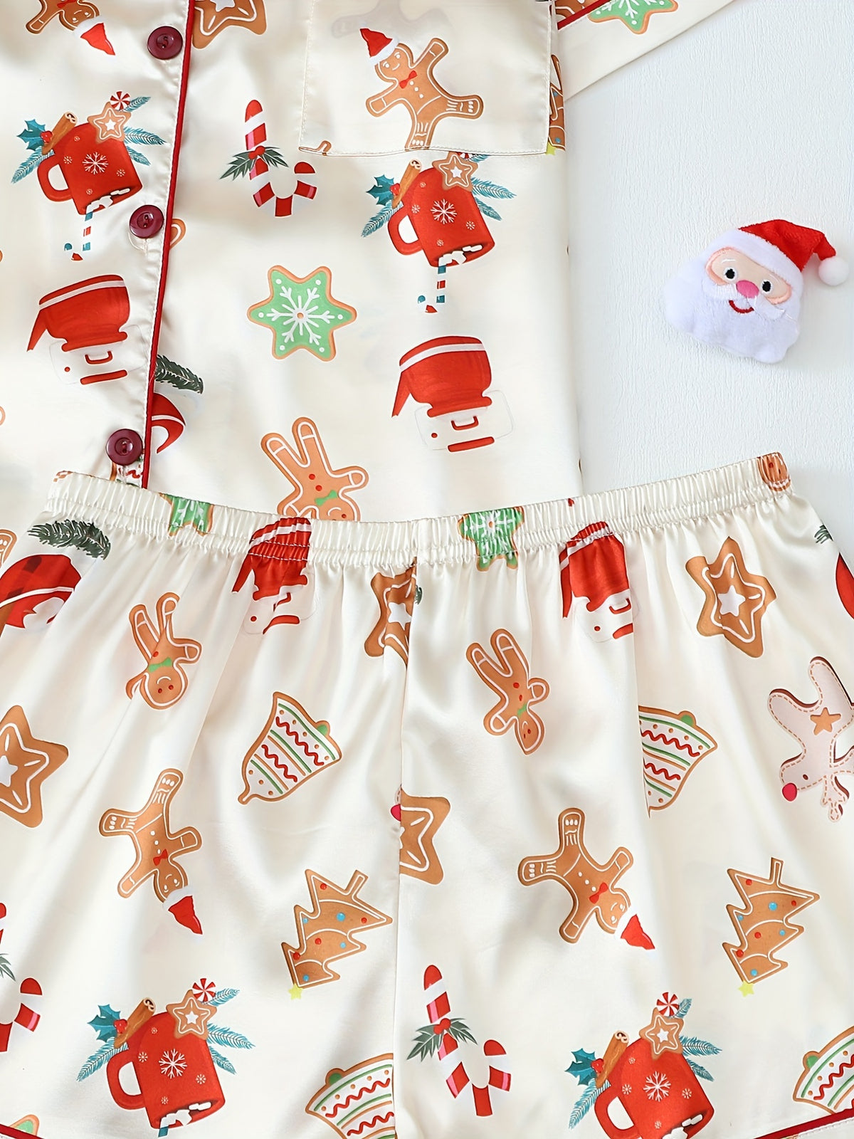 Women's Gingerbread Summer Christmas Pyjamas