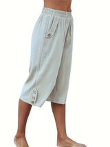 Tabitha | Women's Cotton Gaucho Capri Pants
