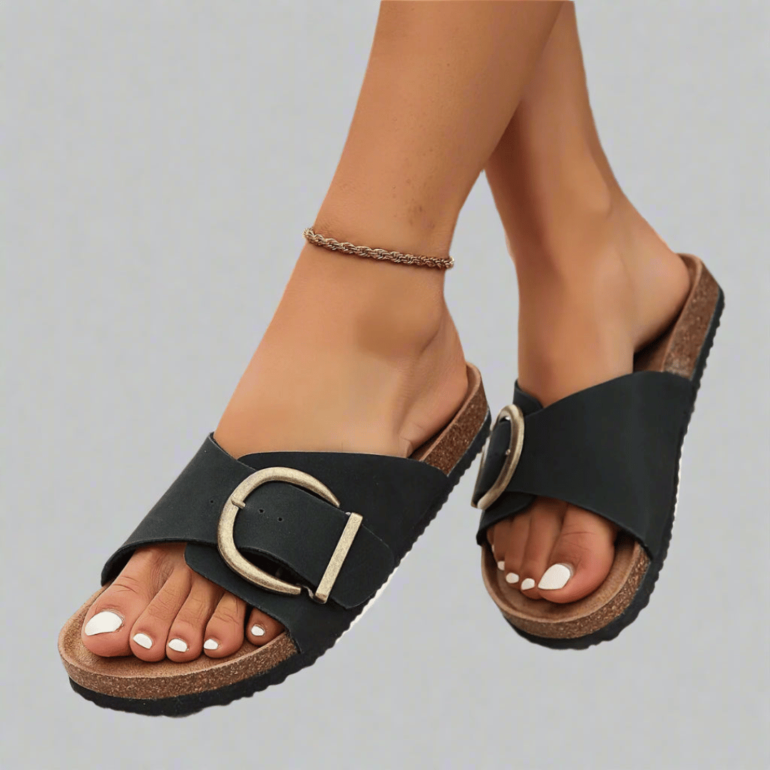 Saoirse | Women's Cushioned Buckle Sandals