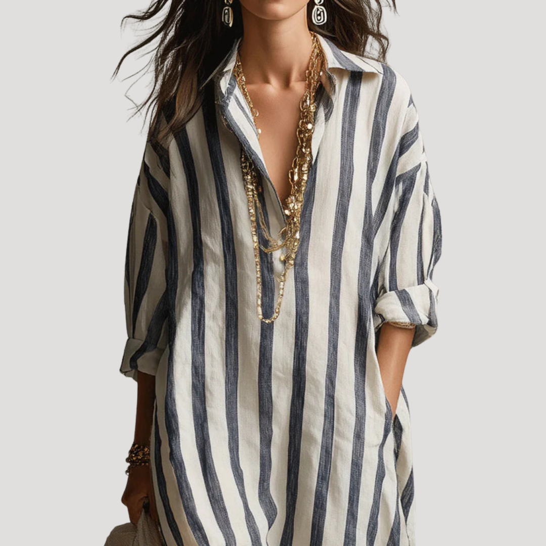 Women's Linen Maxi Beach Dress