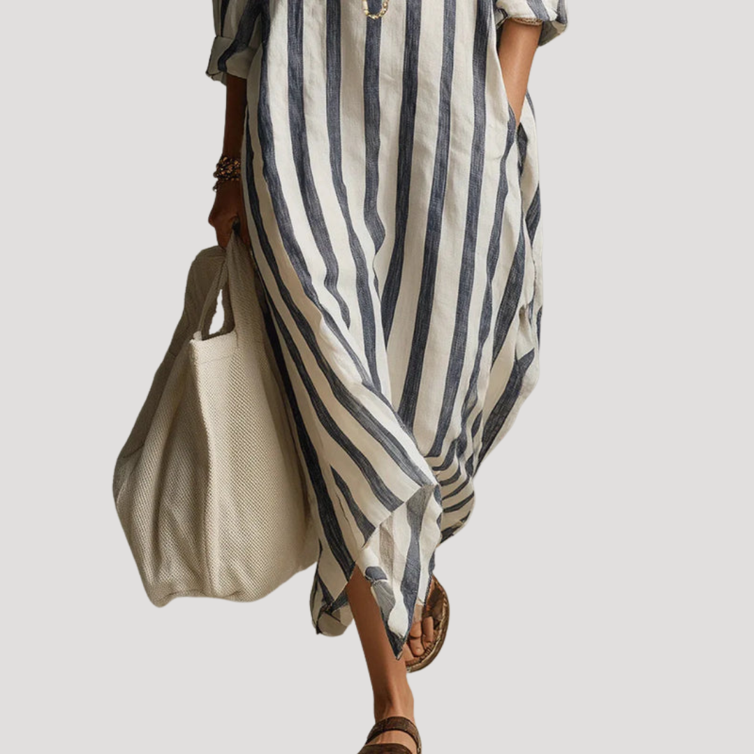 Women's Linen Maxi Beach Dress