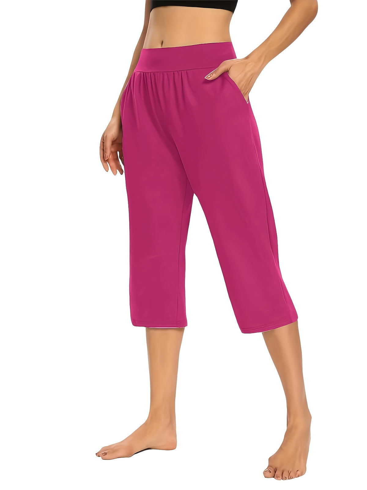 Women's Casual Summer Capri Pants