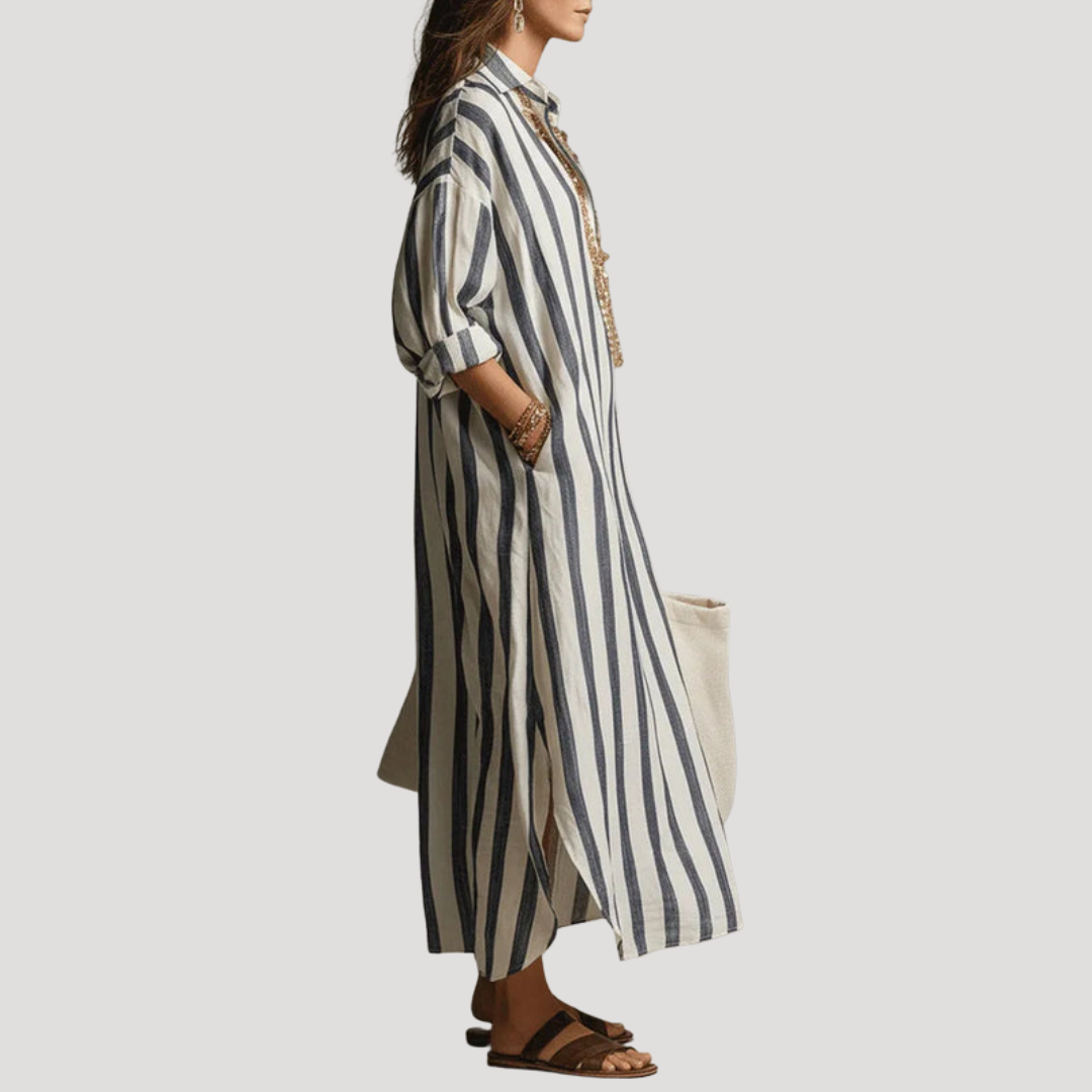 Women's Linen Maxi Beach Dress