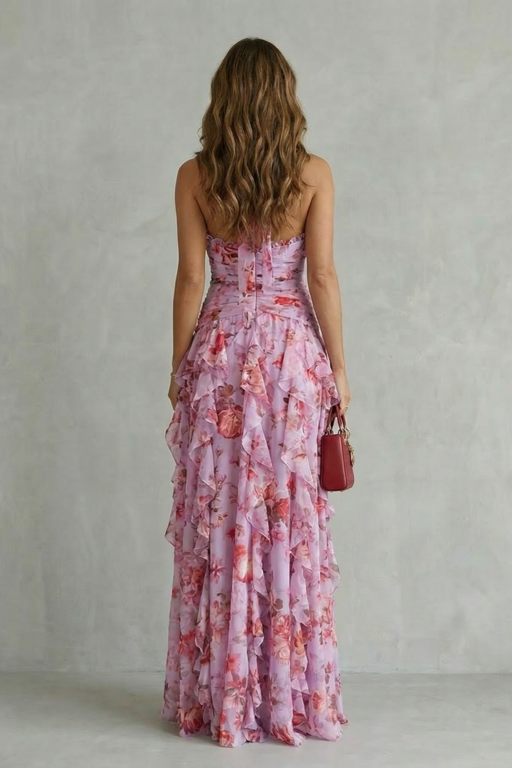 Emmeline | Women's Floral Halter Maxi Dress