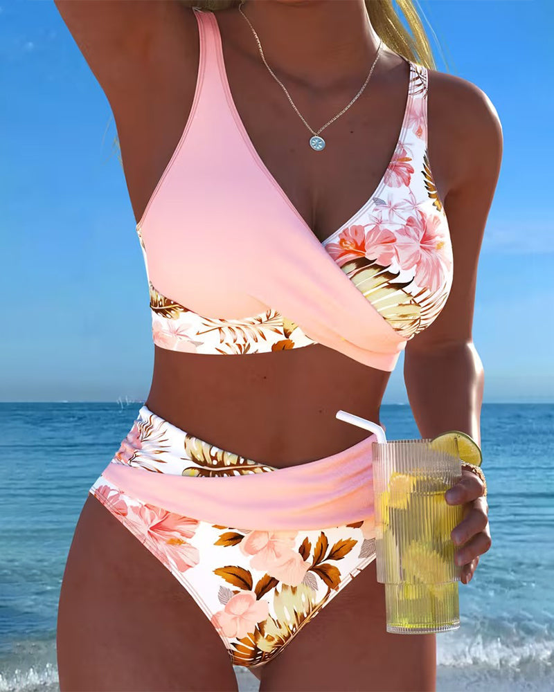 Frances | Women's High-Cut Floral Bikini