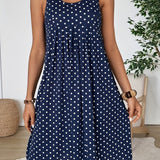Nerissa | Women's Vintage Polka Dot Midi Dress