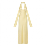 Yolanda | Formal Summer Maxi Halter Neck Dress