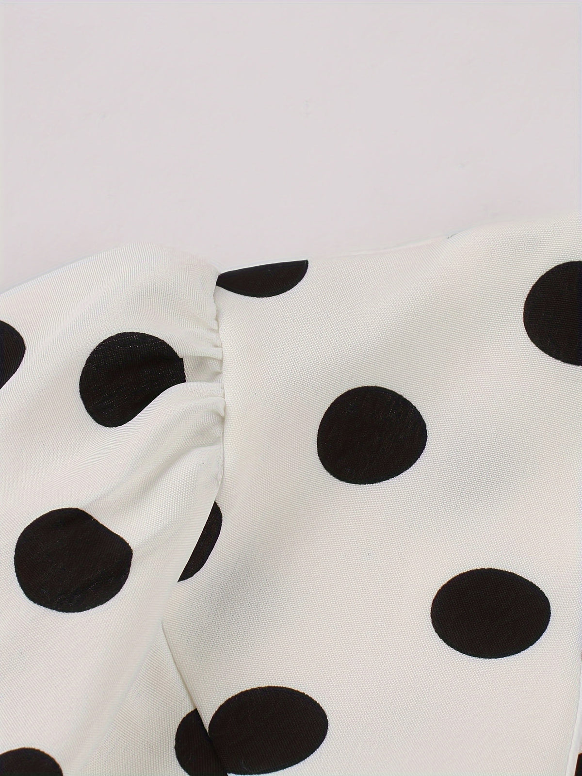 Women's Elegant Polka Dot Midi Dress
