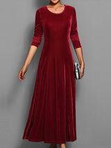 Winifred | Women's Velvet Maxi Christmas Party Dress