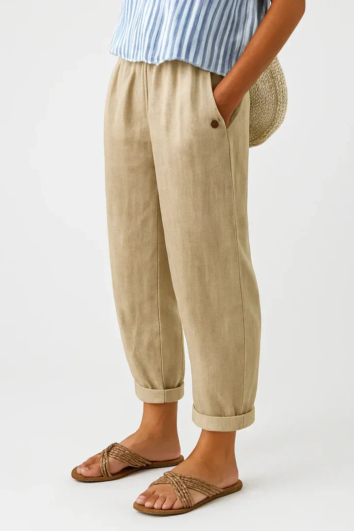 Isla | Women's Relaxed Breathable Linen Pants