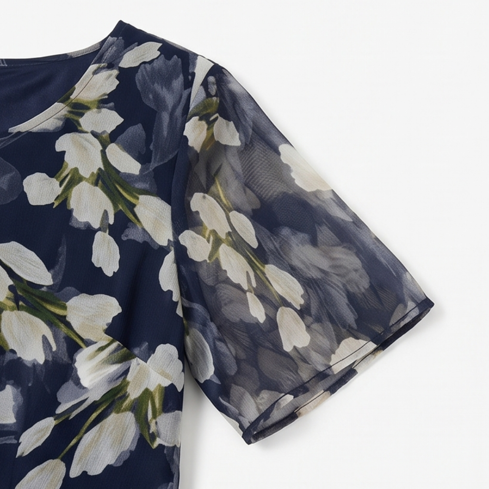 Women's Floral Bridal Guest Midi Dress