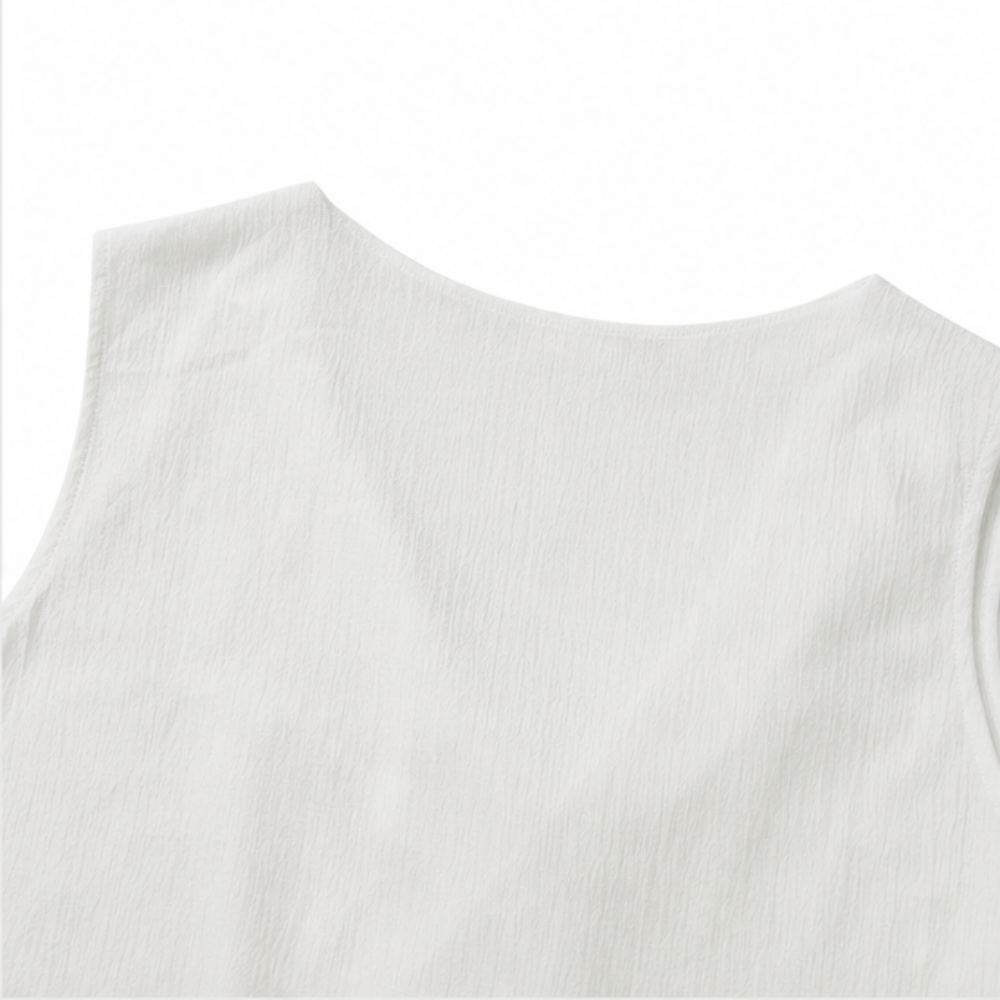 Women's Cotton Cowl Neck Mini Summer Dress