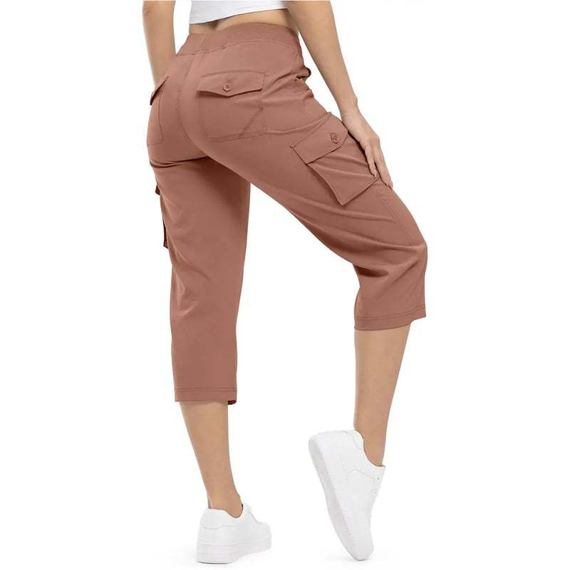 Women's Baggy Cargo Capri Pants