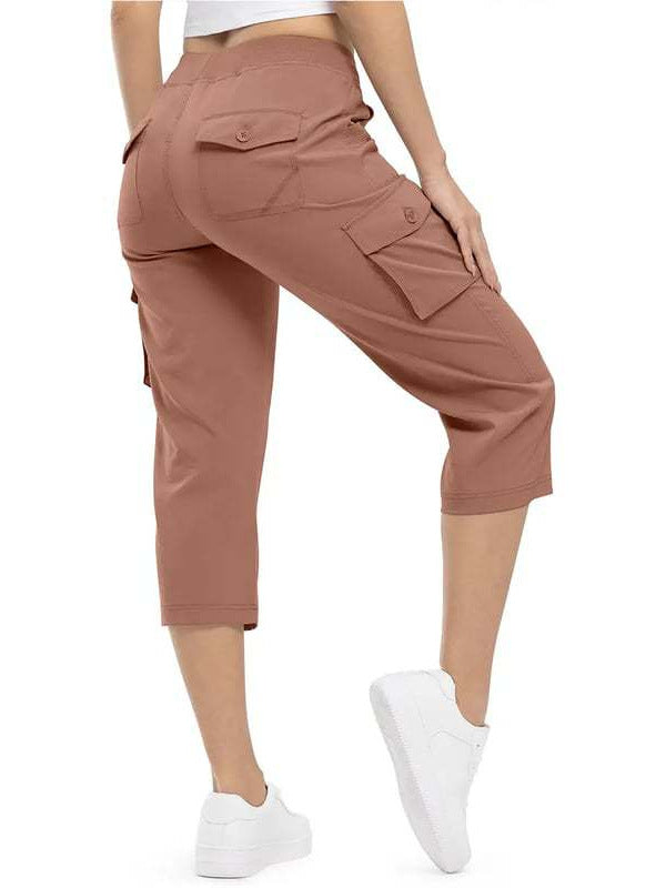 Women's Baggy Cargo Capri Pants
