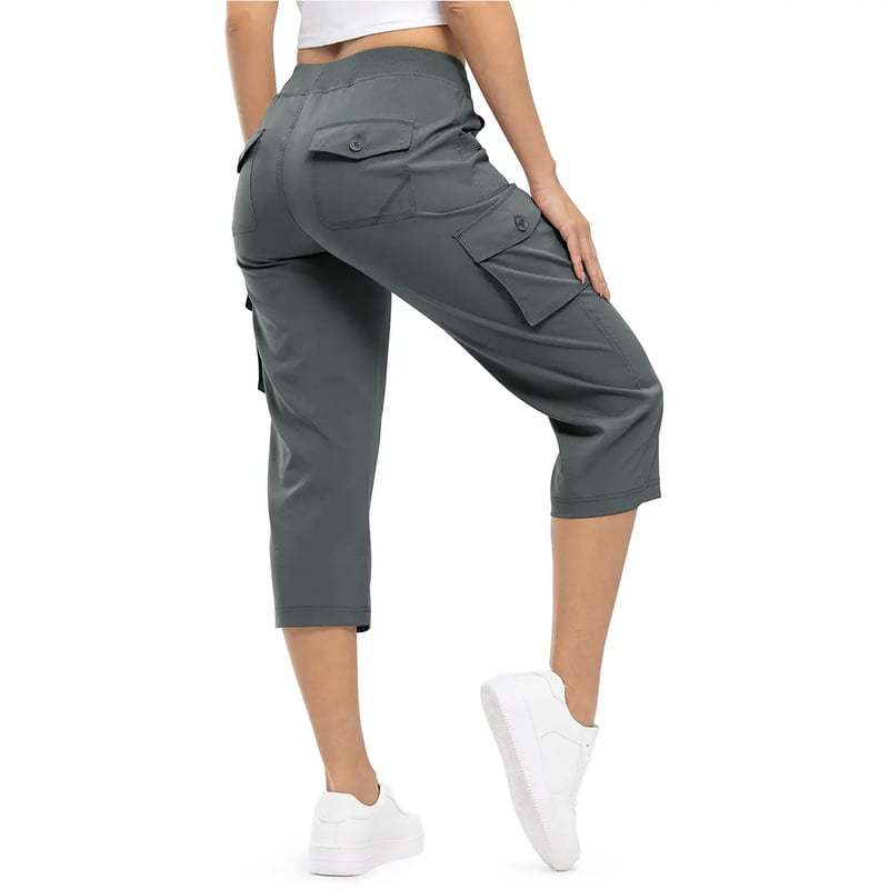 Women's Baggy Cargo Capri Pants