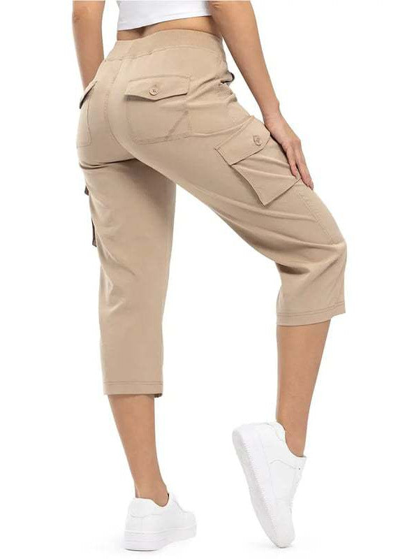 Women's Baggy Cargo Capri Pants