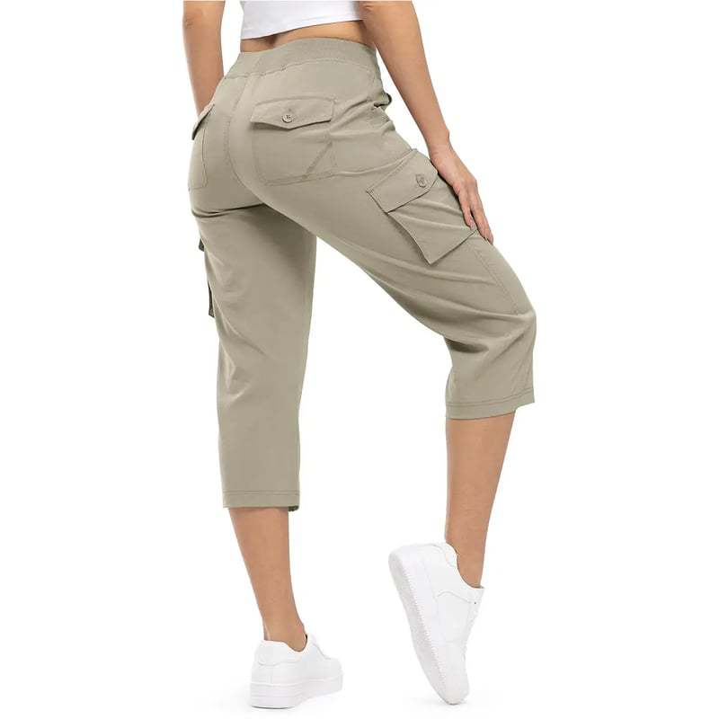 Women's Baggy Cargo Capri Pants