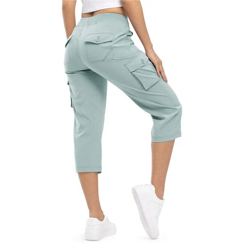 Women's Baggy Cargo Capri Pants