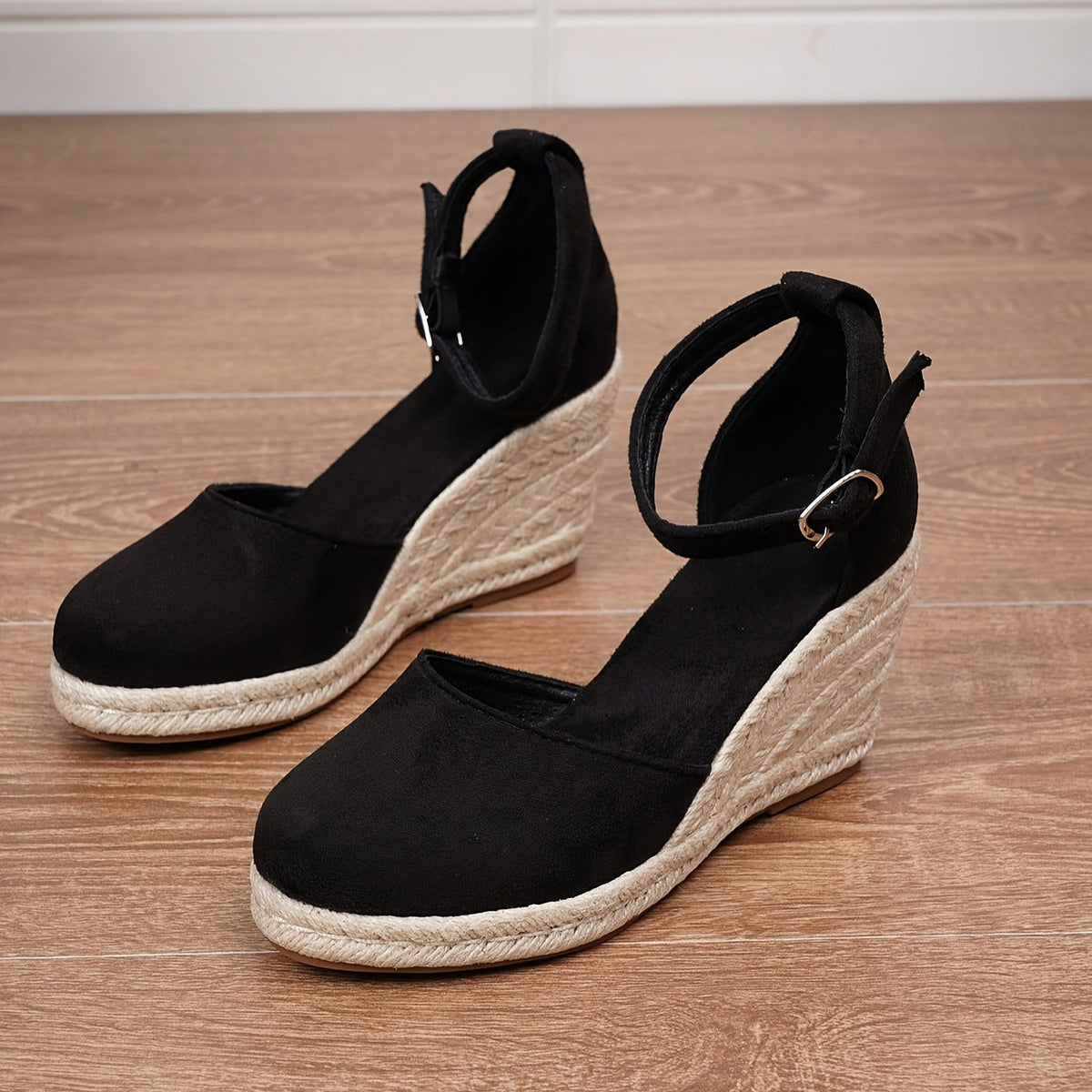 Women's Strappy Espadrilles Wedge Sandal