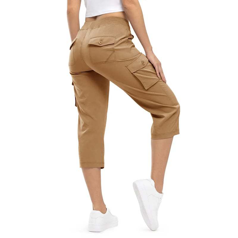 Women's Baggy Cargo Capri Pants