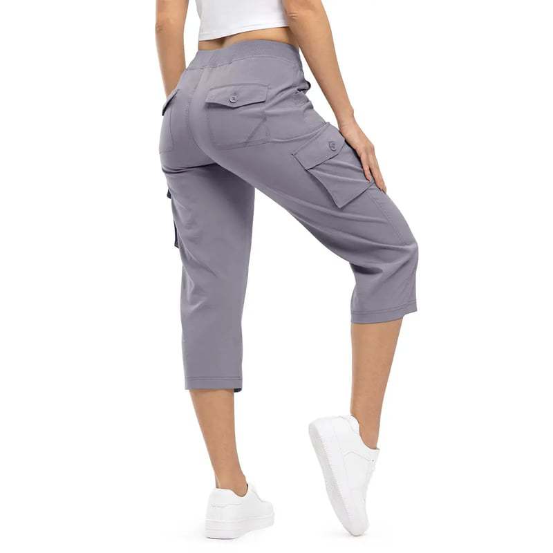 Women's Baggy Cargo Capri Pants