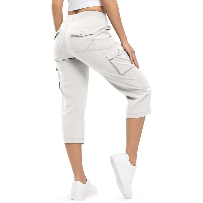 Women's Baggy Cargo Capri Pants