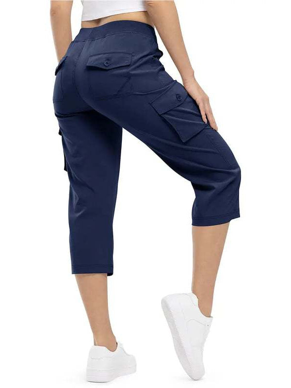 Women's Baggy Cargo Capri Pants
