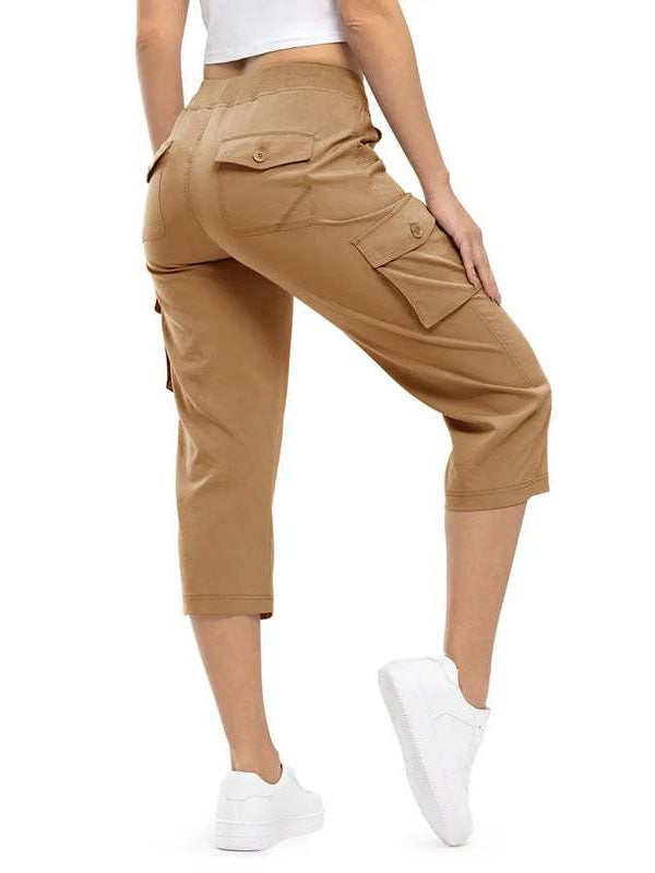 Women's Baggy Cargo Capri Pants