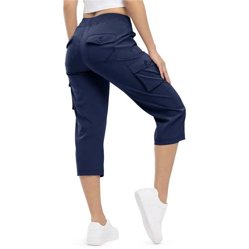 Women's Baggy Cargo Capri Pants