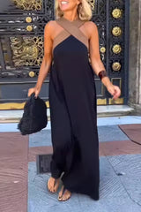 Ingrid | Women's Summer Halter Neck Maxi Dress