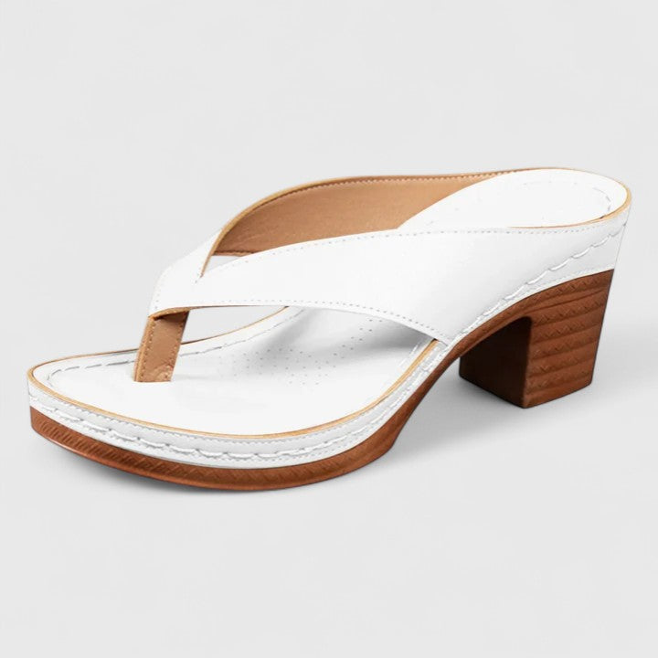 Women's Comfy Platform Non-Slip Thong Heels
