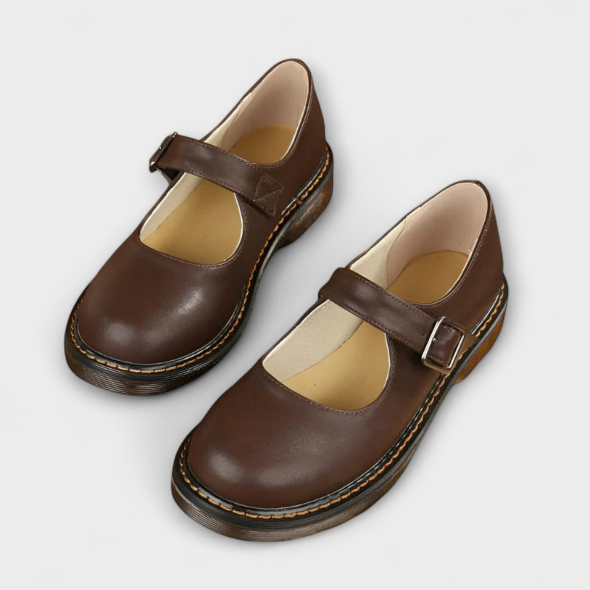 Women's Flat Non-Slip Orthopedic Sandals - Brown