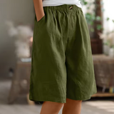 Hesper | Women's Relaxed Breathable Wide Leg Capri Pants
