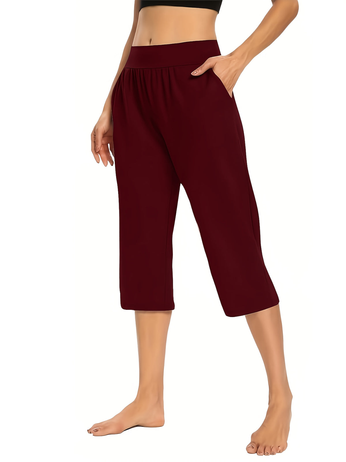 Women's Casual Summer Capri Pants