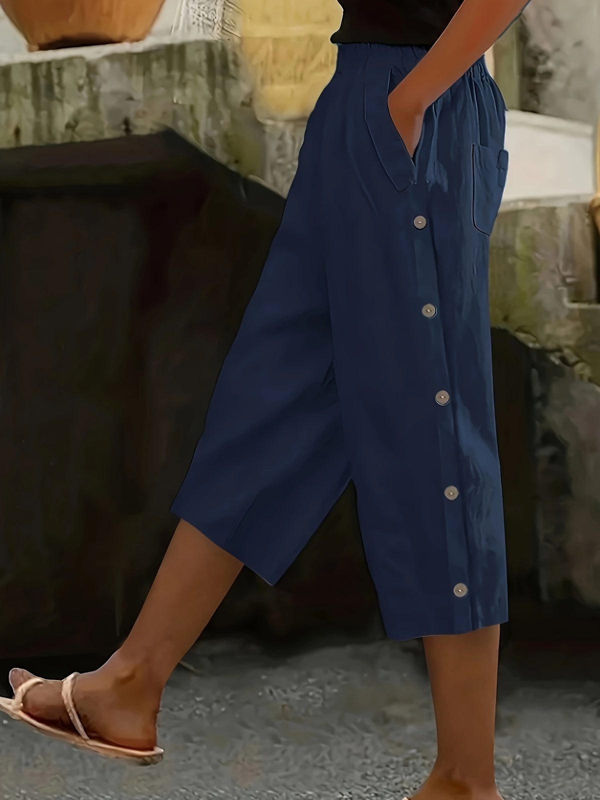 Women's Summer Gaucho Capri Pants