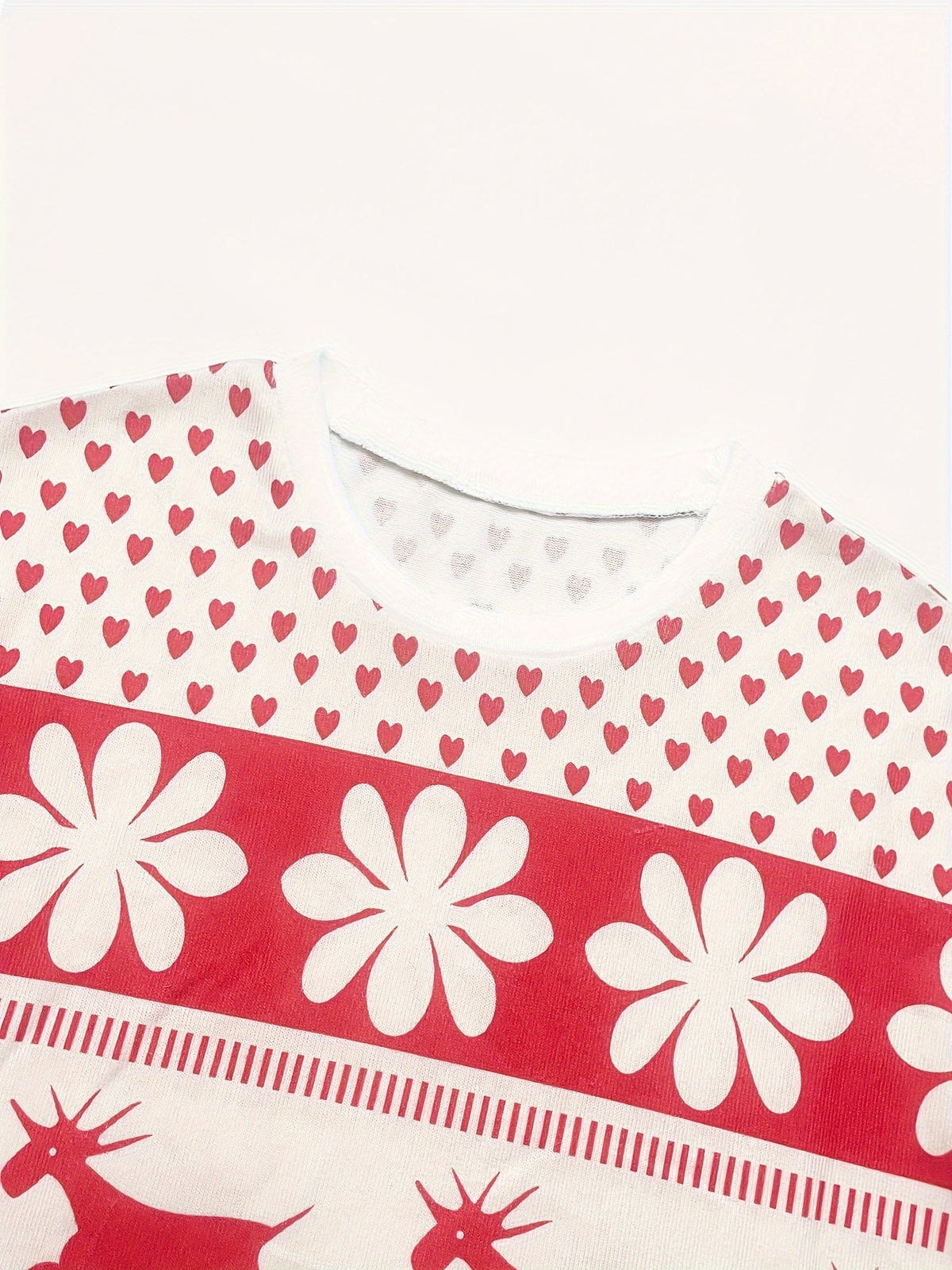 Women's Classic Fair Isle Knit Christmas Pyjamas