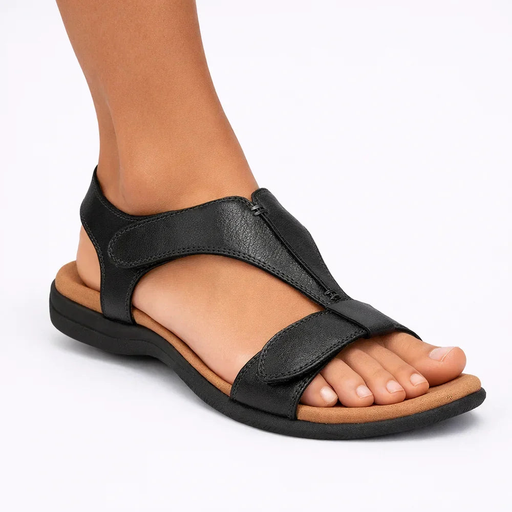 Women's Casual Orthopedic Sandals - Black