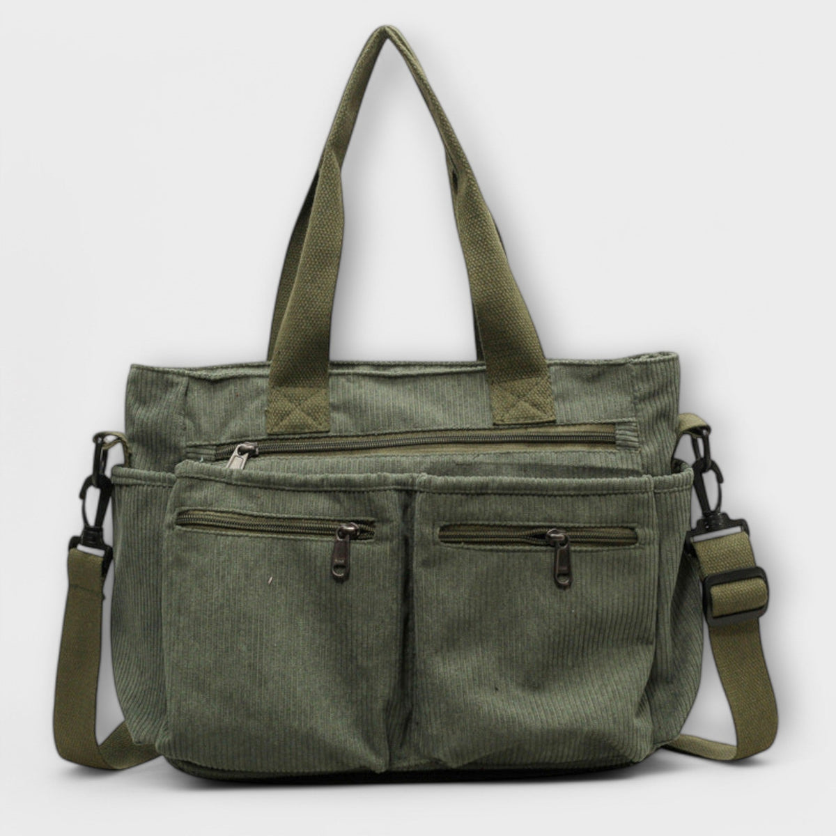 Women's Shoulder Crossbody Traveller Tote Bag - Green