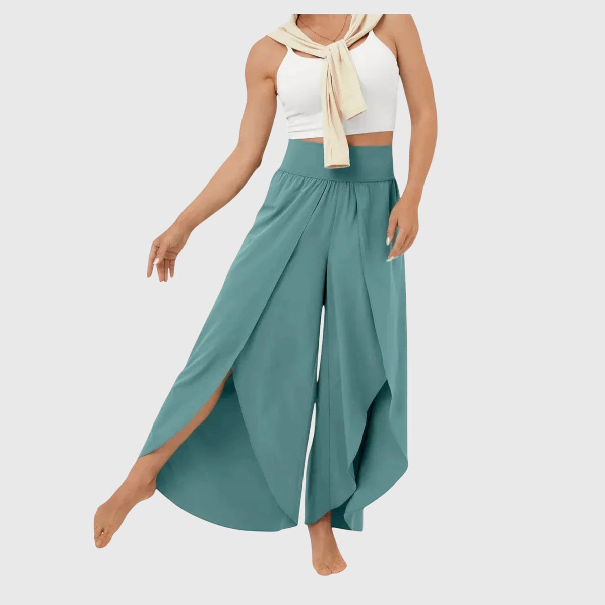 Matilda | Women's Breathable Flared Wide Leg Pants