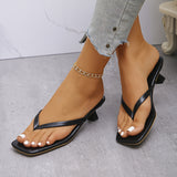 Eliora | Women's Casual Kitten Thong Heels