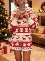 Bettina | Women's Classic Fair Isle Knit Christmas Pyjamas