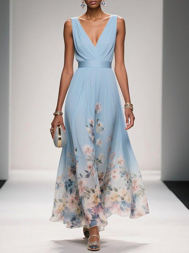 Women's Formal Floral Bridal Guest Dress