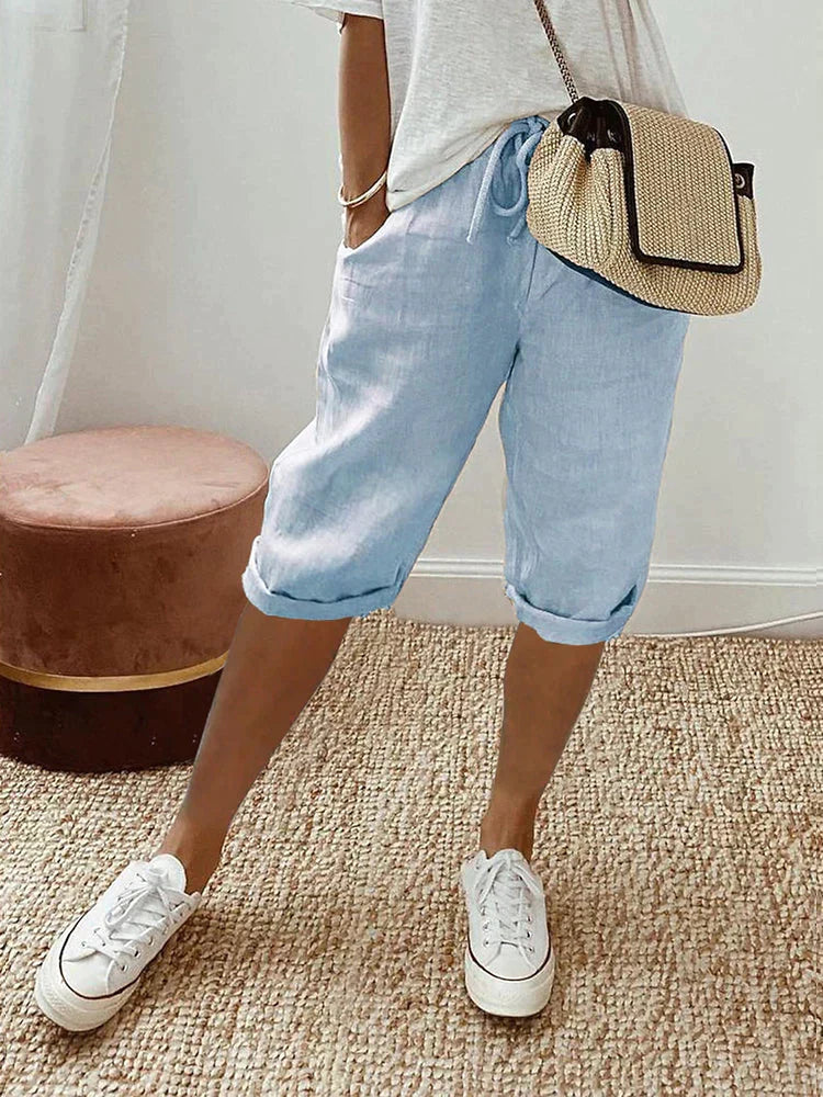 Ruby | Women's Relaxed Breathable Capri Pants