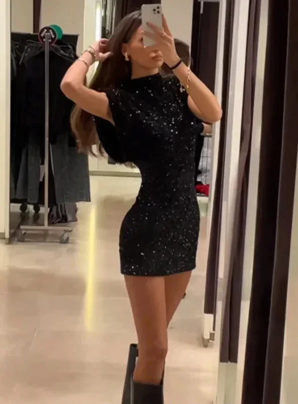 Women's Sequin Little Christmas Party Dress