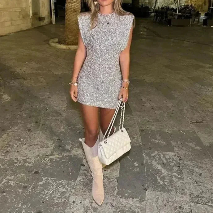 Women's Sequin Little Christmas Party Dress