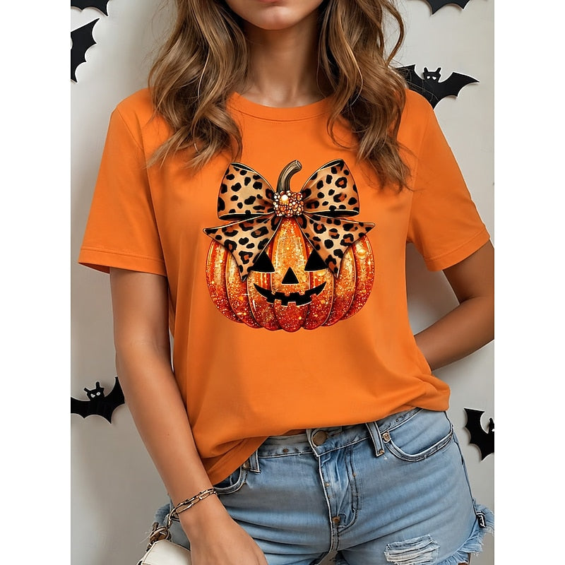 Bethany | Halloween Graphic Crew Neck T-Shirt